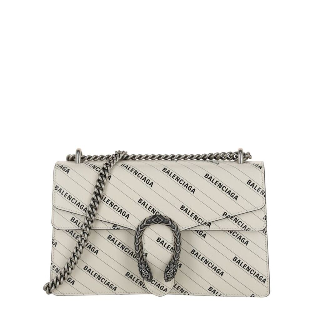 X Balenciaga Logo Print Dionysus Shoulder Bag